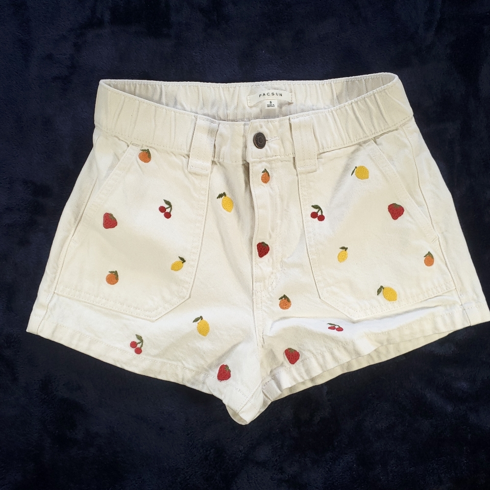 PacSun Womens Fruit Shorts Size Small